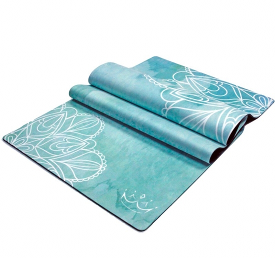 rubber suede yoga mat